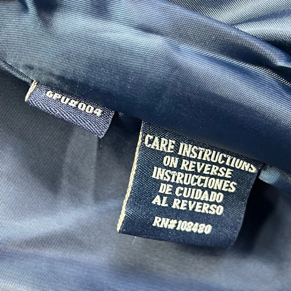 Levis Shirt Jacket Mens L Navy Blue Lined Cotton Chamois Pockets Chore Shacket